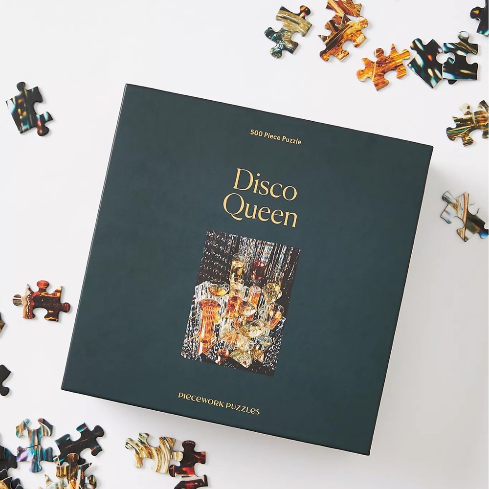 Anthropologie Disco Queen Piecework Puzzle